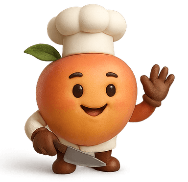 Momo the chef mascot ready to cook